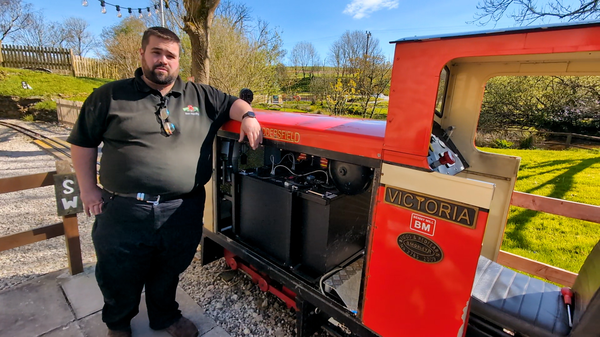Our 7 Inch Gauge Locomotive Victoria Is Converted To Battery Power 